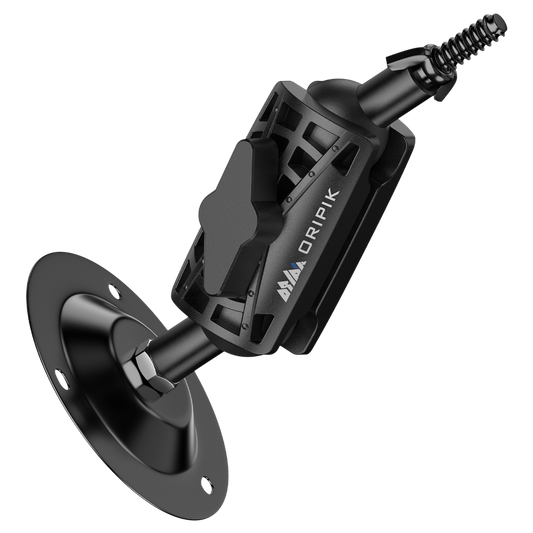 Oripik Adjustable Camera & Solar Panel Mount – 360° Dual Ball Joint